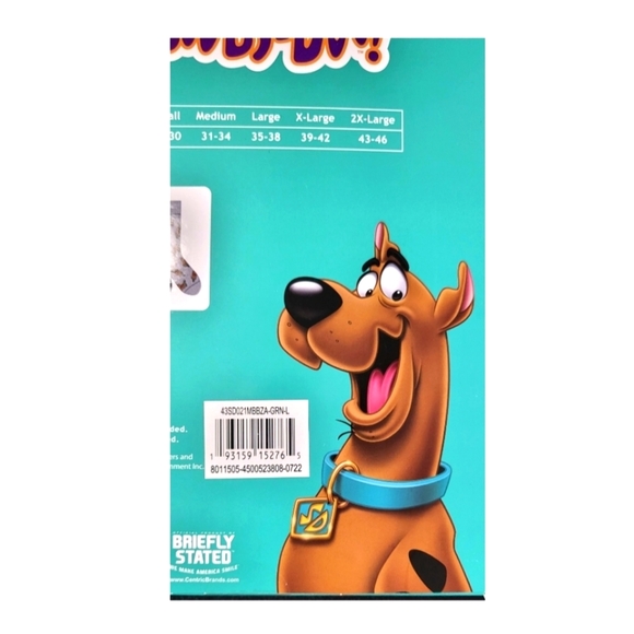 Men's Boxer Brief Scooby Doo Large funny humorous underwear 3 pc set - Picture 5 of 5